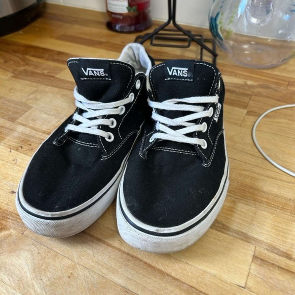 Vans Black and White Sneakers